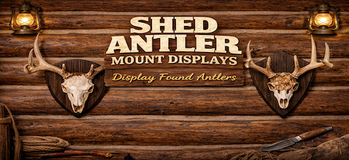 Shed Antler Mount Displays