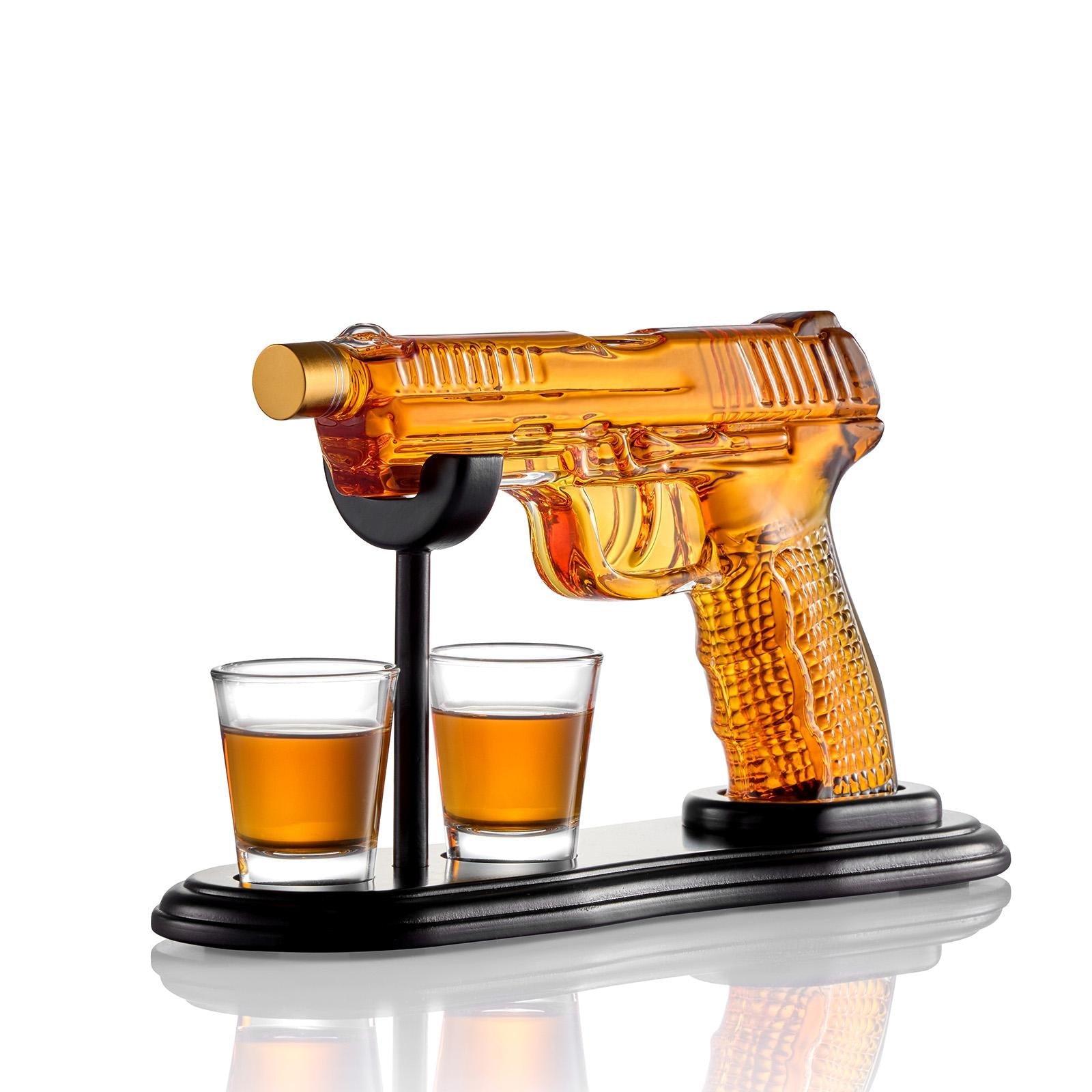 Gun Whiskey Decanter Set