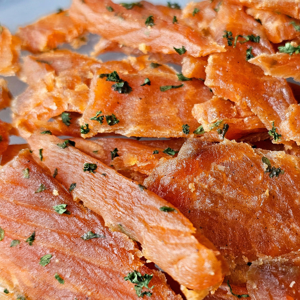 Garlic Butter Salmon Premium Fish Jerky