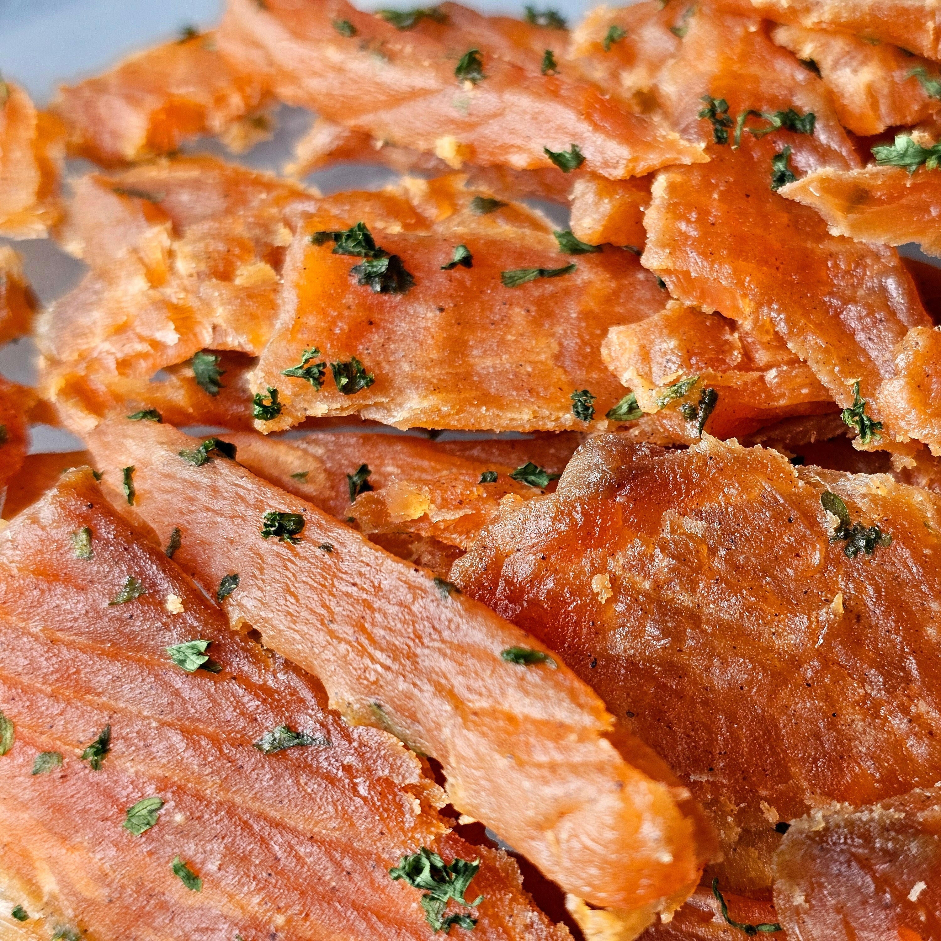 Garlic Butter Salmon Premium Fish Jerky