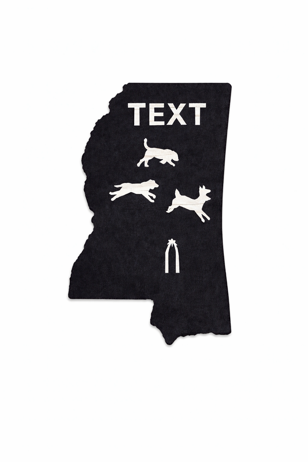 Hounds Running Deer Euro Mount Display