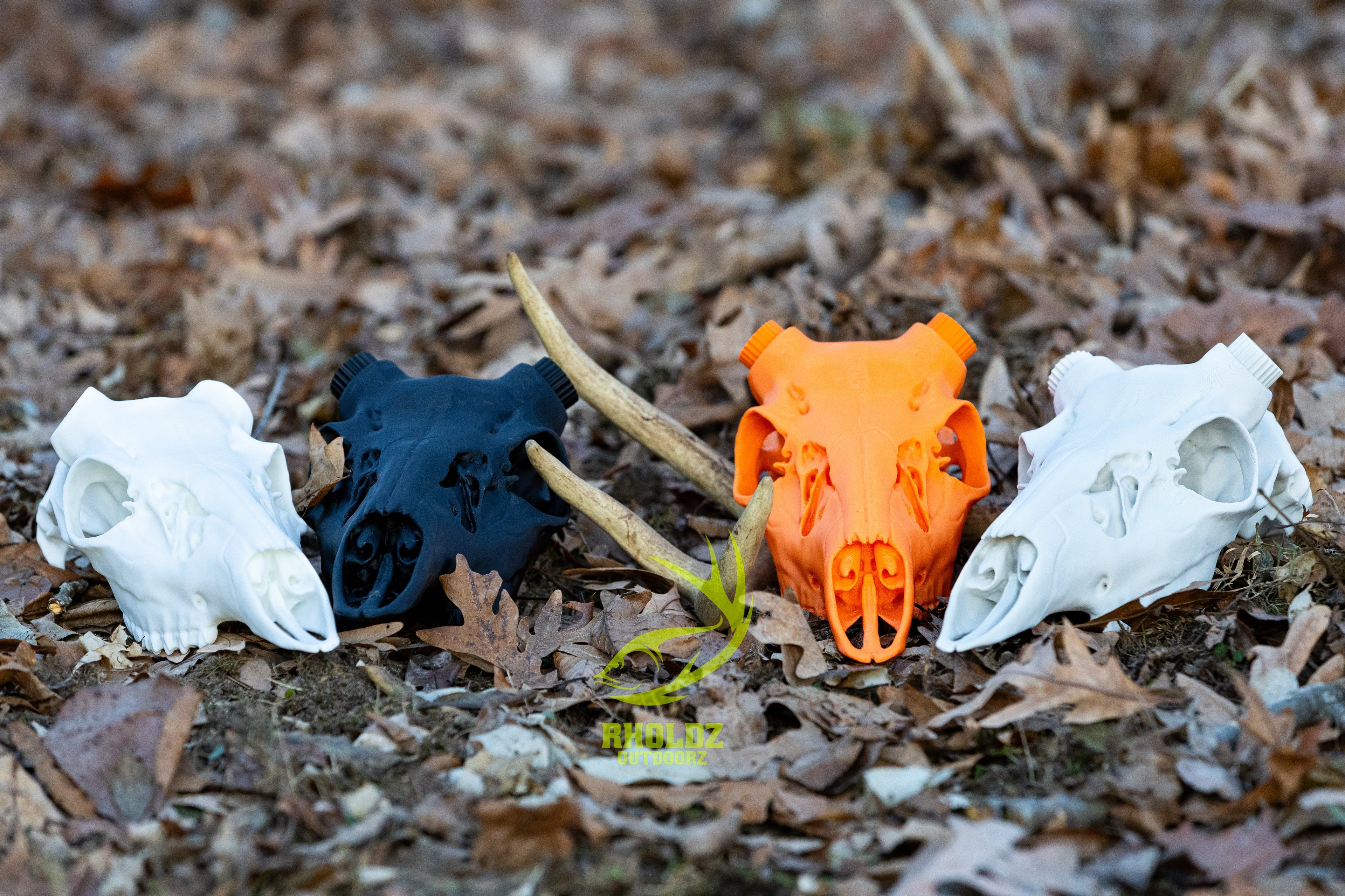 Deer Skull with Bullet Anchor Antler Mount System