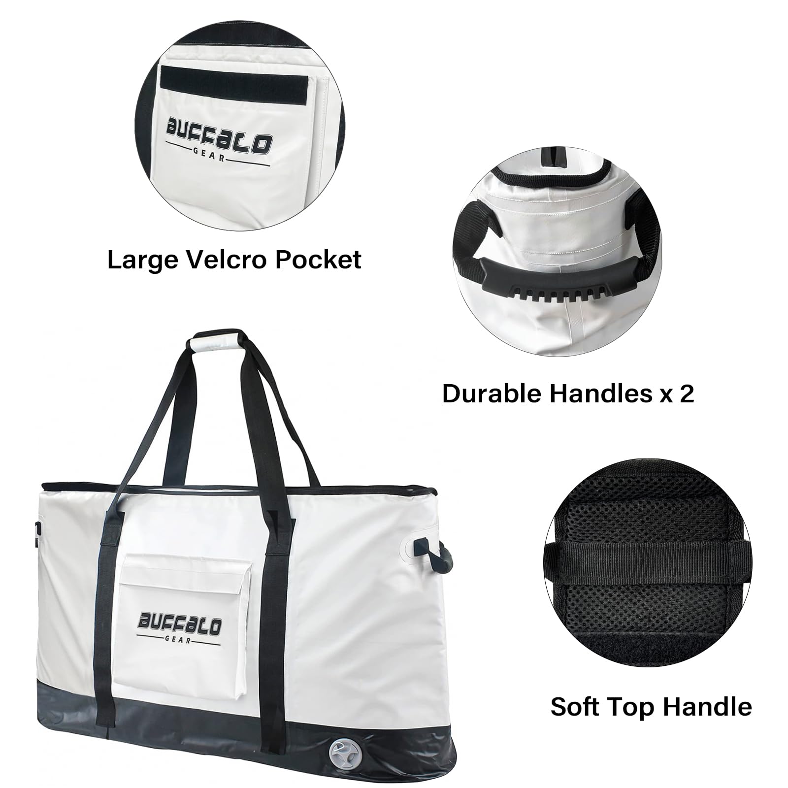 106QT Fish Cooler Bag with YKK Zipper