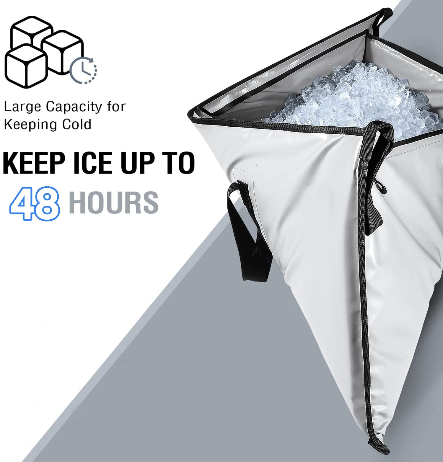 40x18'' Fish Cooler Bag With Waterproof Zipper