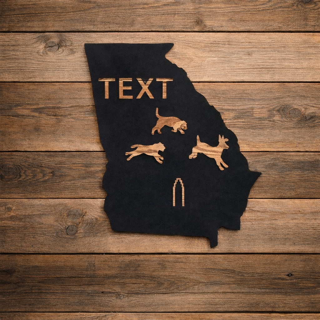 Hounds Running Deer Euro Mount Display