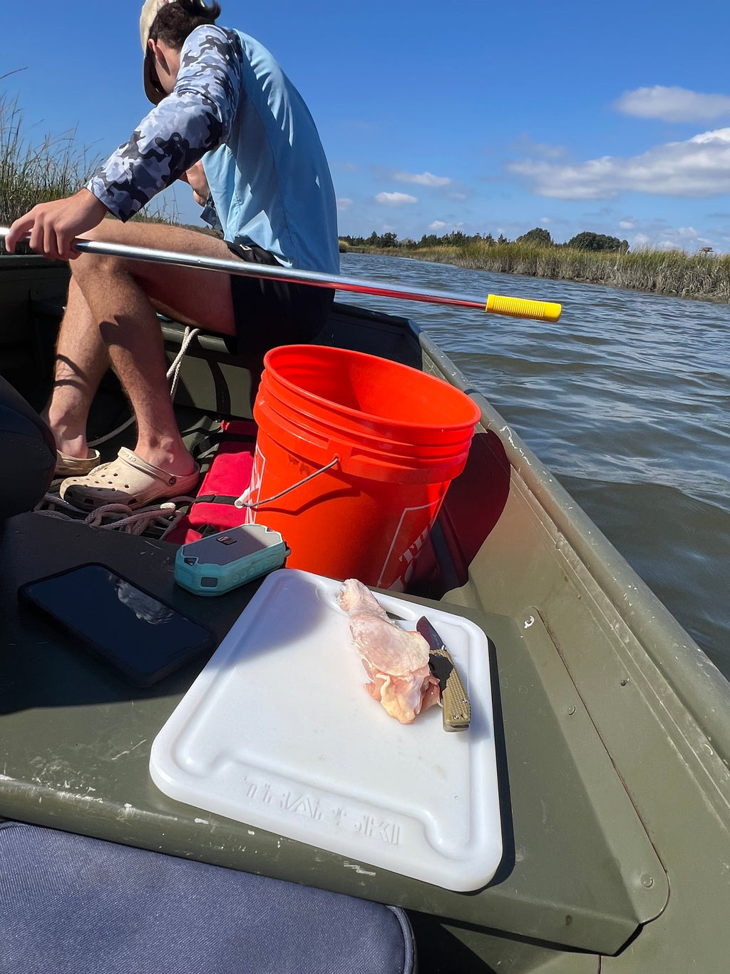 TRAPSKI Premium 1/2 Inch Thick HDPE Cutting Boards | Food-Grade Kitchen Prep Surface | Juice Grooves | Made in the USA