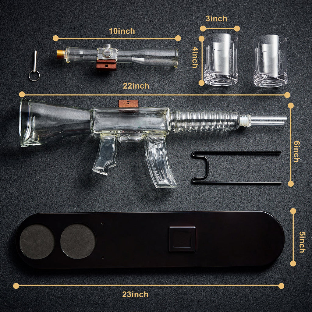 Rifle Whiskey Decanter Set