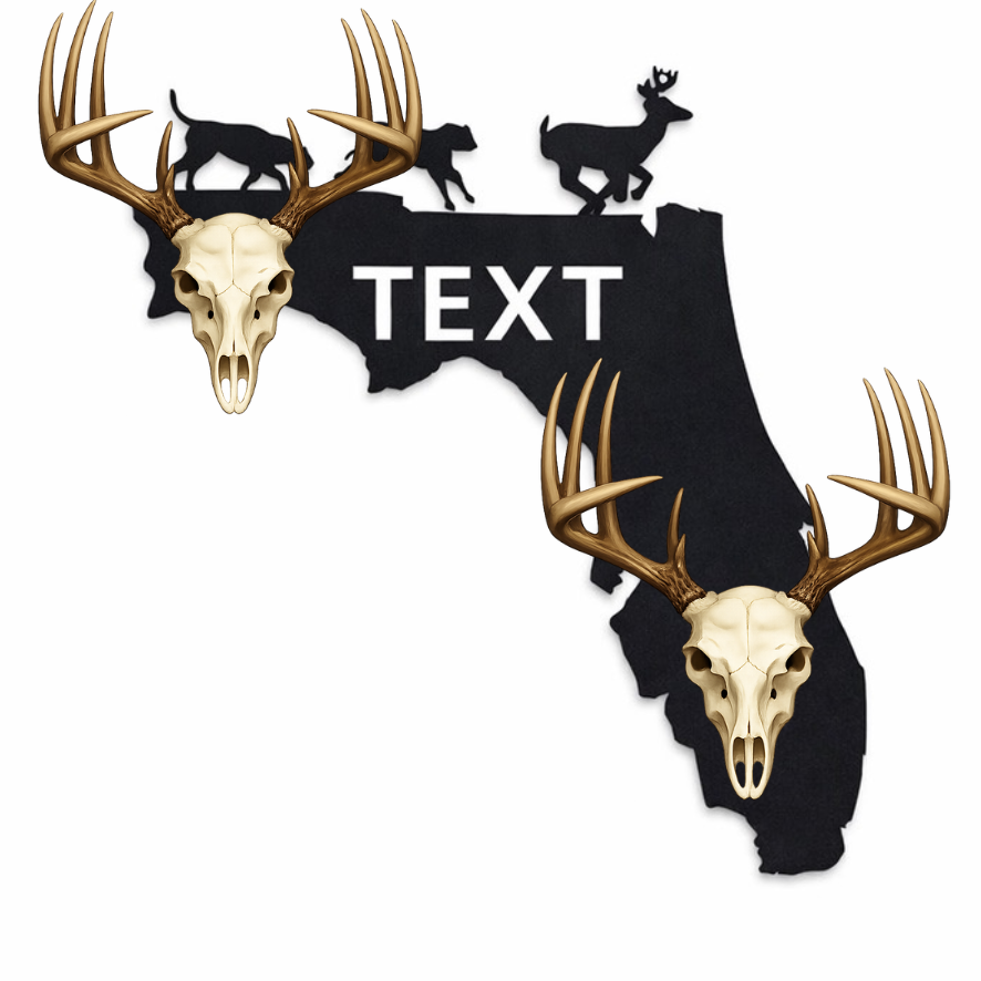 Hounds Running Deer Euro Mount Display