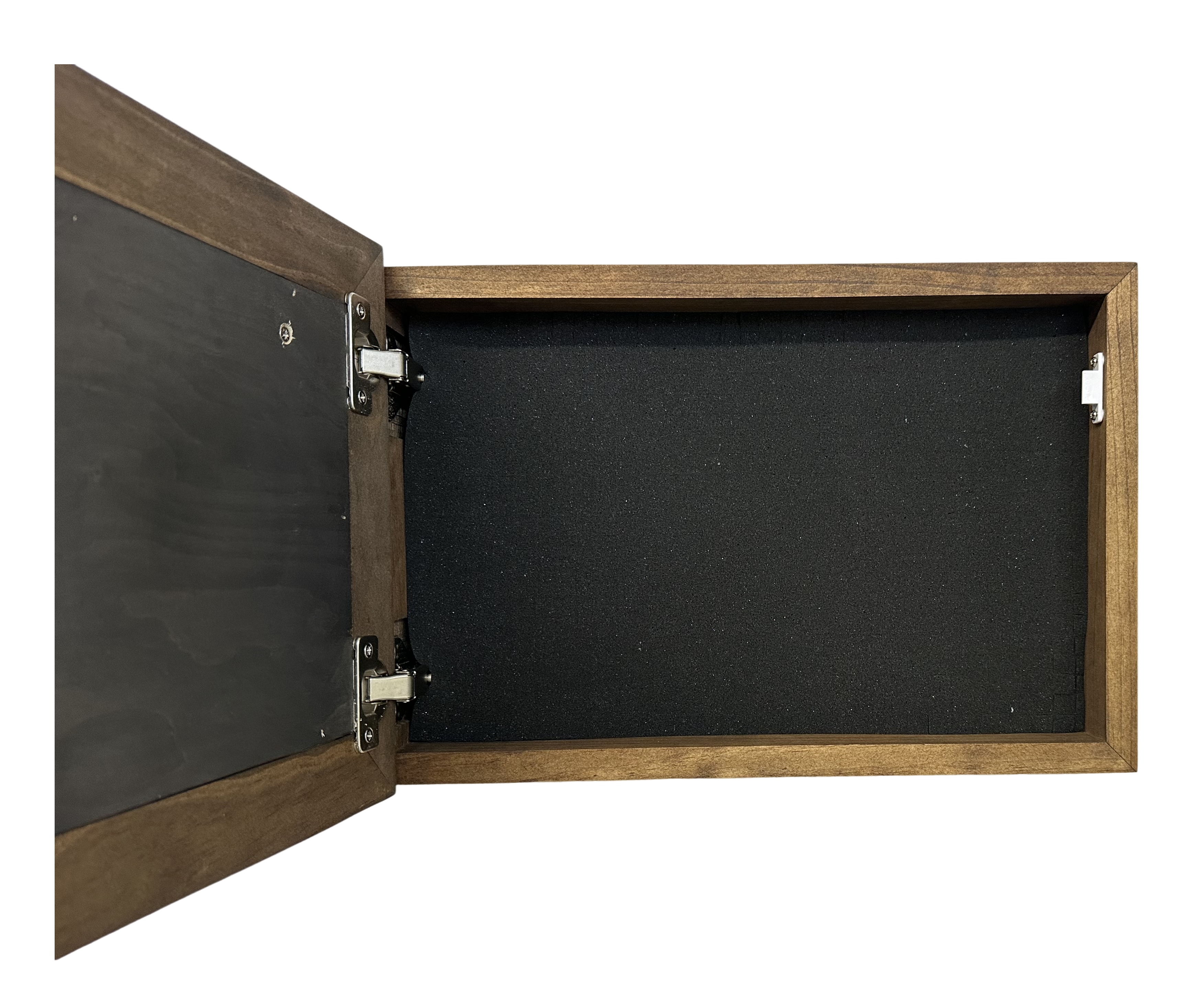 Buck and Doe in The Woods Gun Concealment Furniture - Handcrafted Hidden Gun Storage Wall Decor - Hidden Gun Shelf with Magnetic Lock for Quick Access