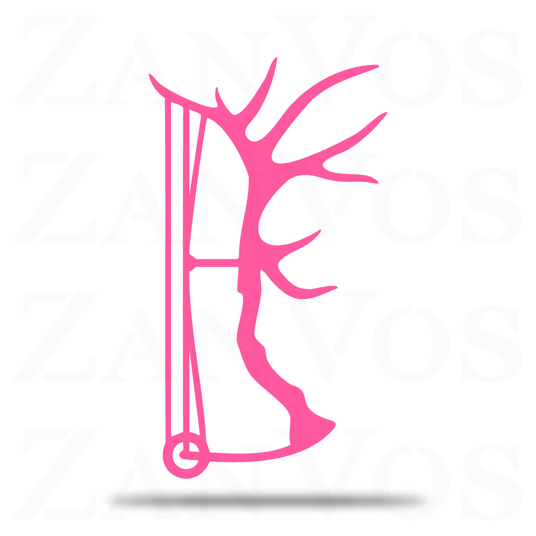 Bow Antler Metal Art