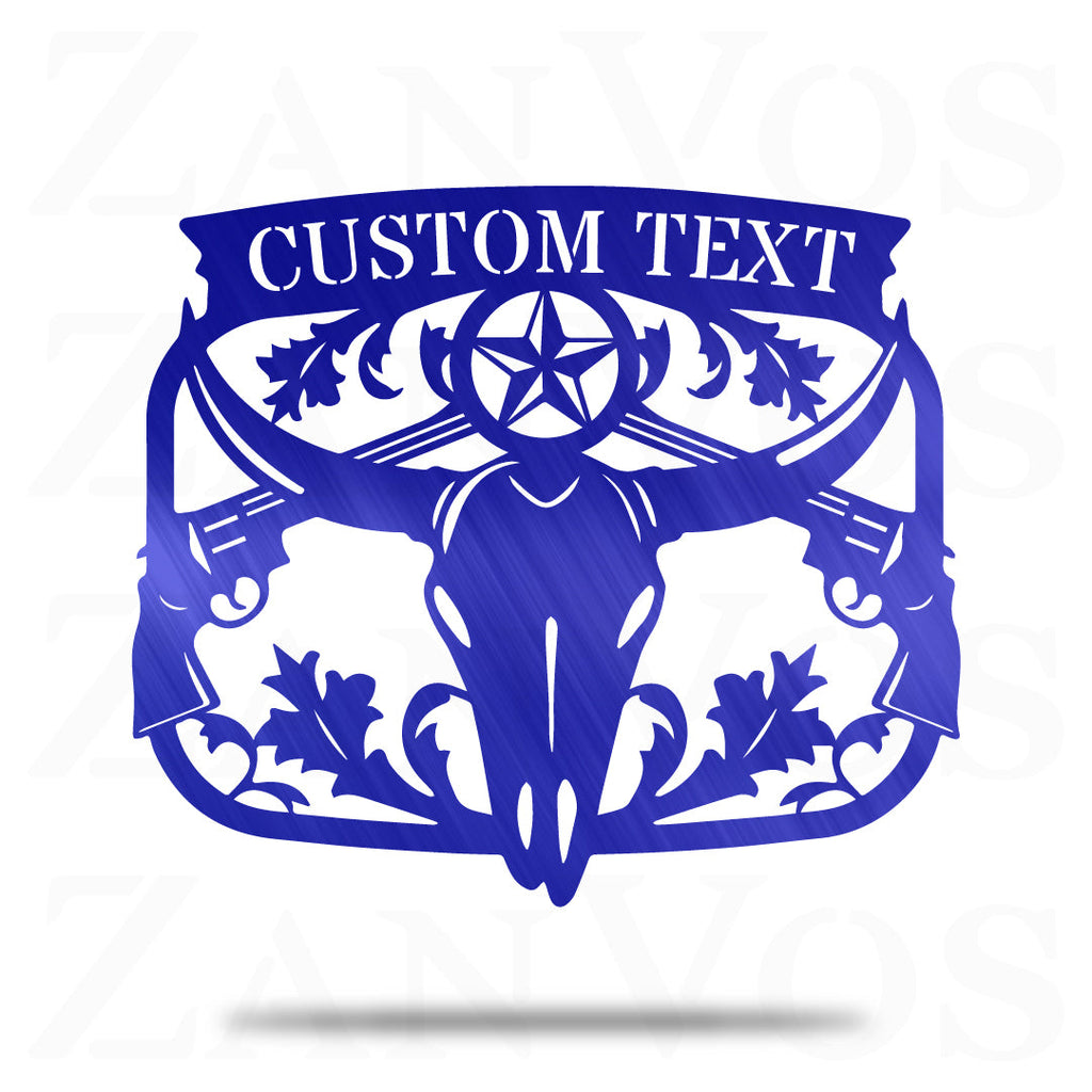 Bull Skull Monogram