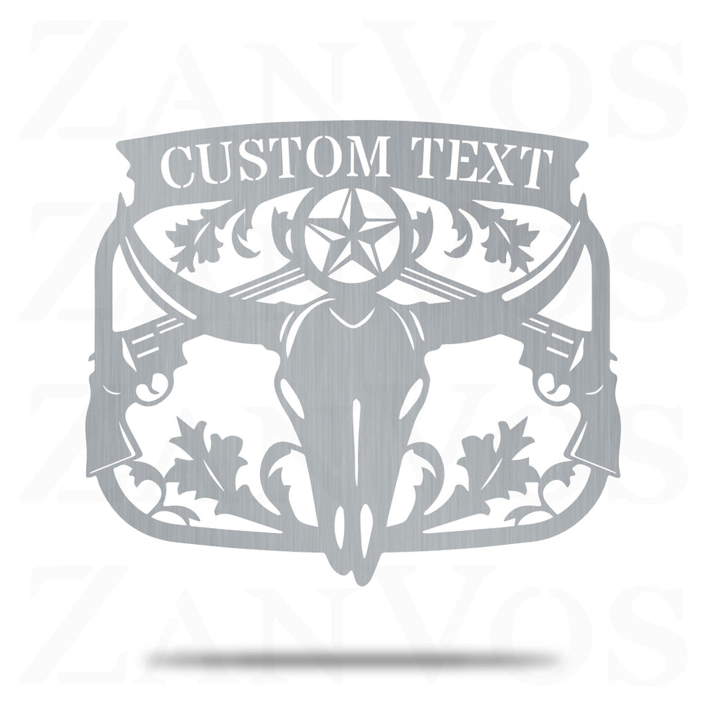 Bull Skull Monogram