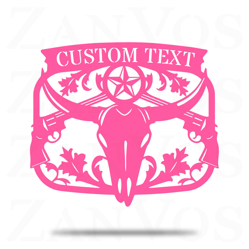 Bull Skull Monogram