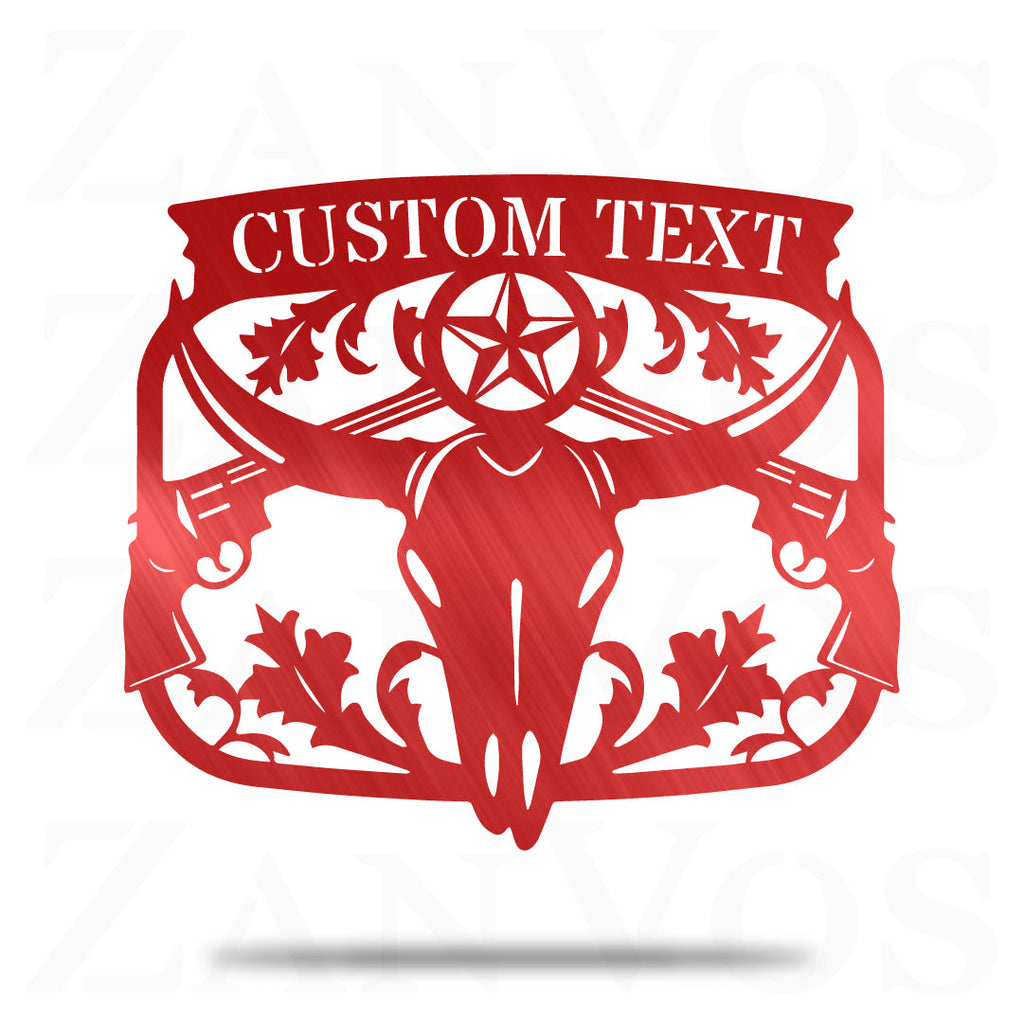 Bull Skull Monogram