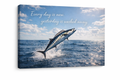 Every Day Is New Fishing Canvas Wall Art