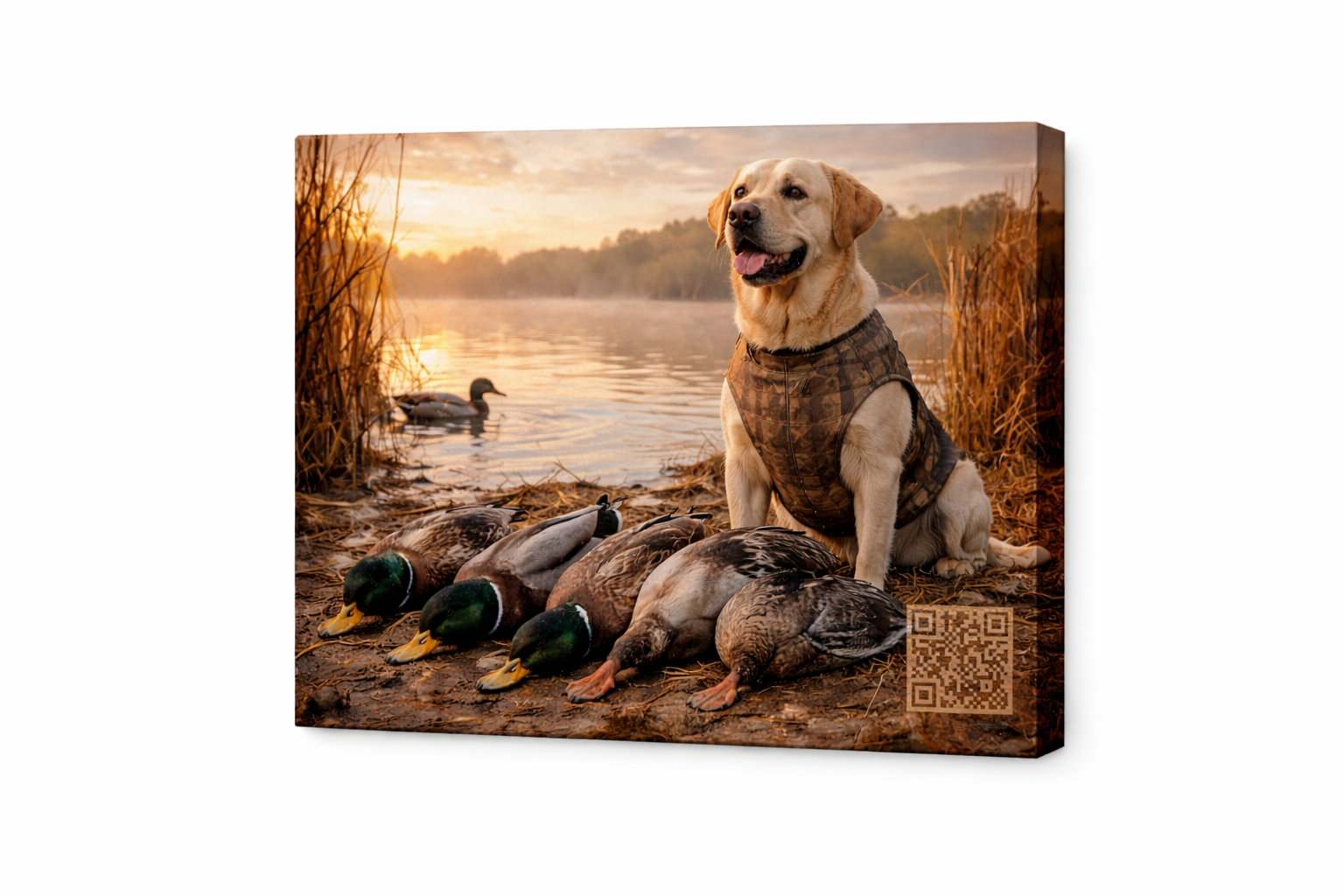 Custom Canvas with QR Code