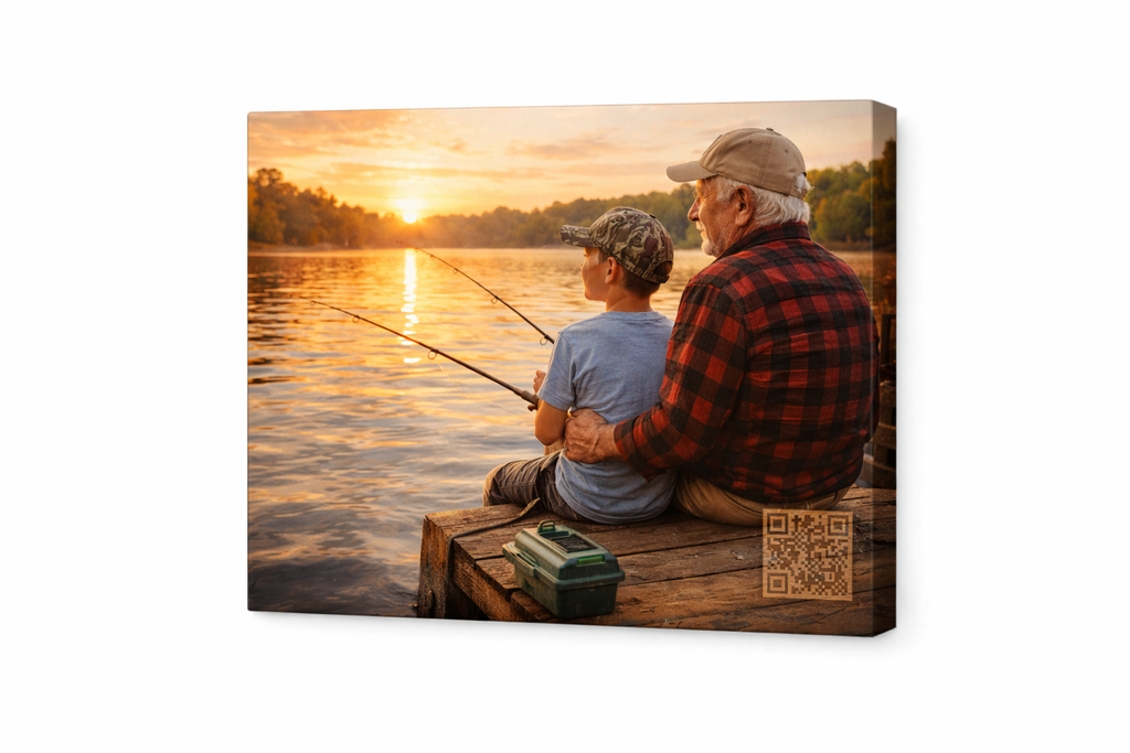 Custom Canvas with QR Code