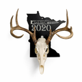 European Skull Wall Mount