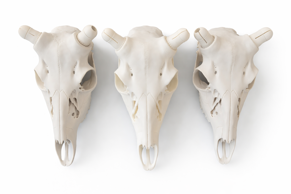 Deer Skull with Bullet Anchor Antler Mount System