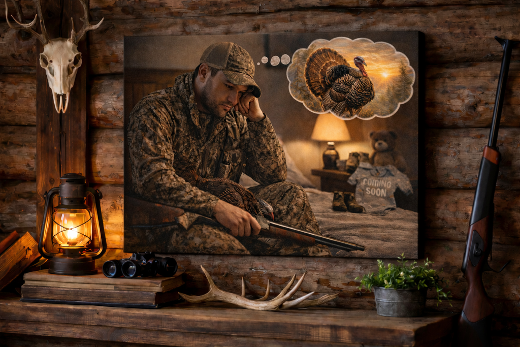 Turkey On The Mind – Baby On The Way Canvas