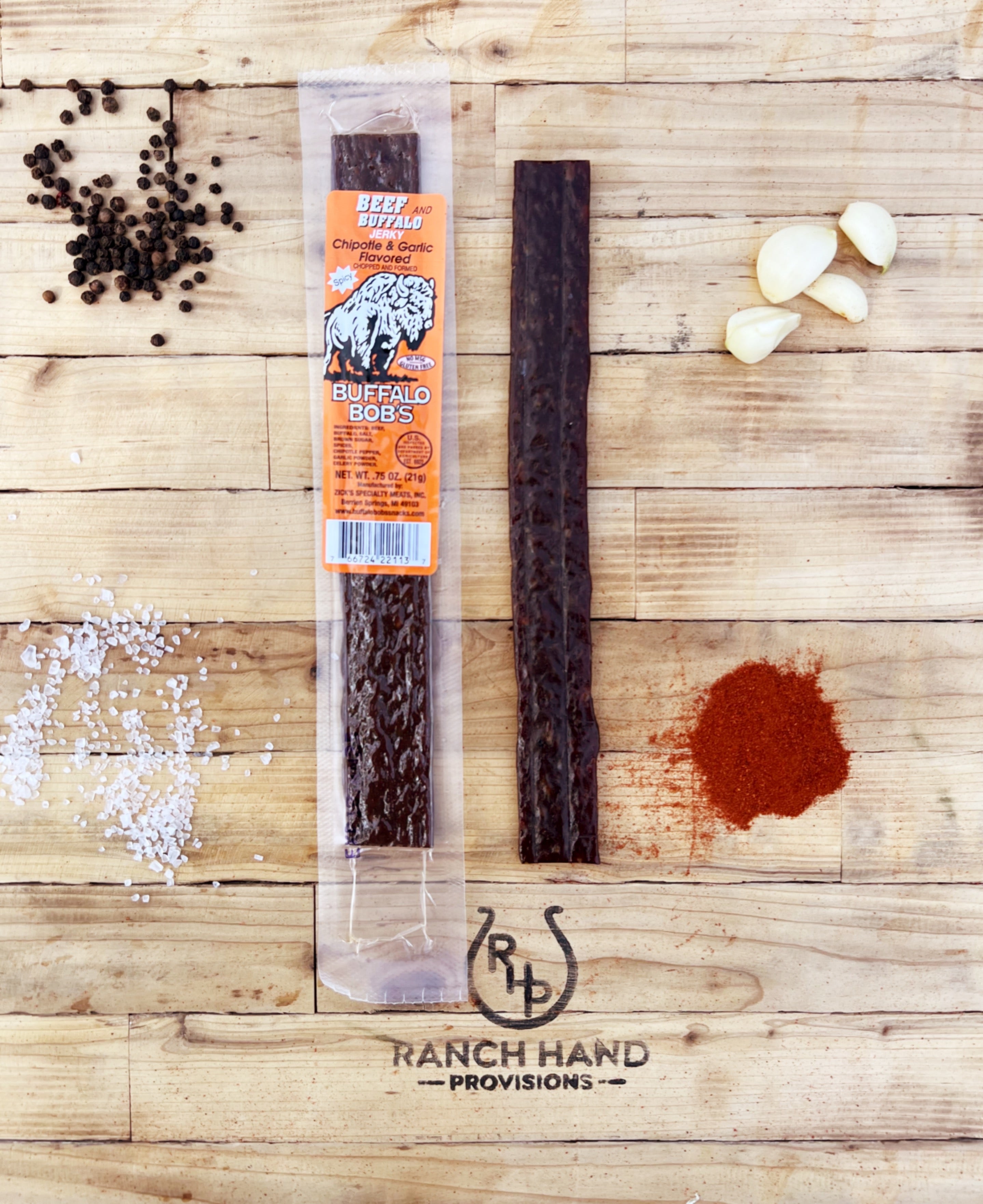 Buffalo Bob's Chipotle & Garlic Jerky