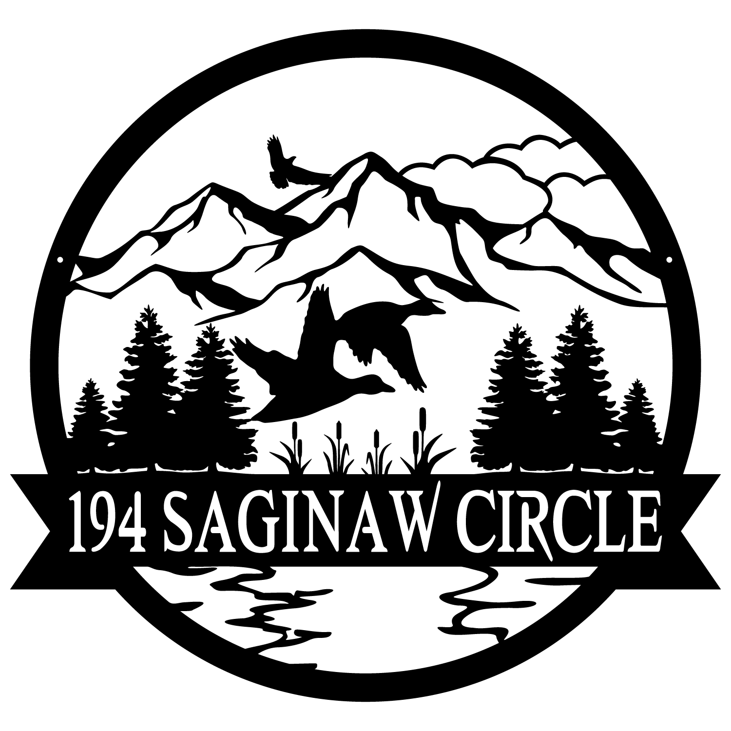 Duck Outdoor Monogram