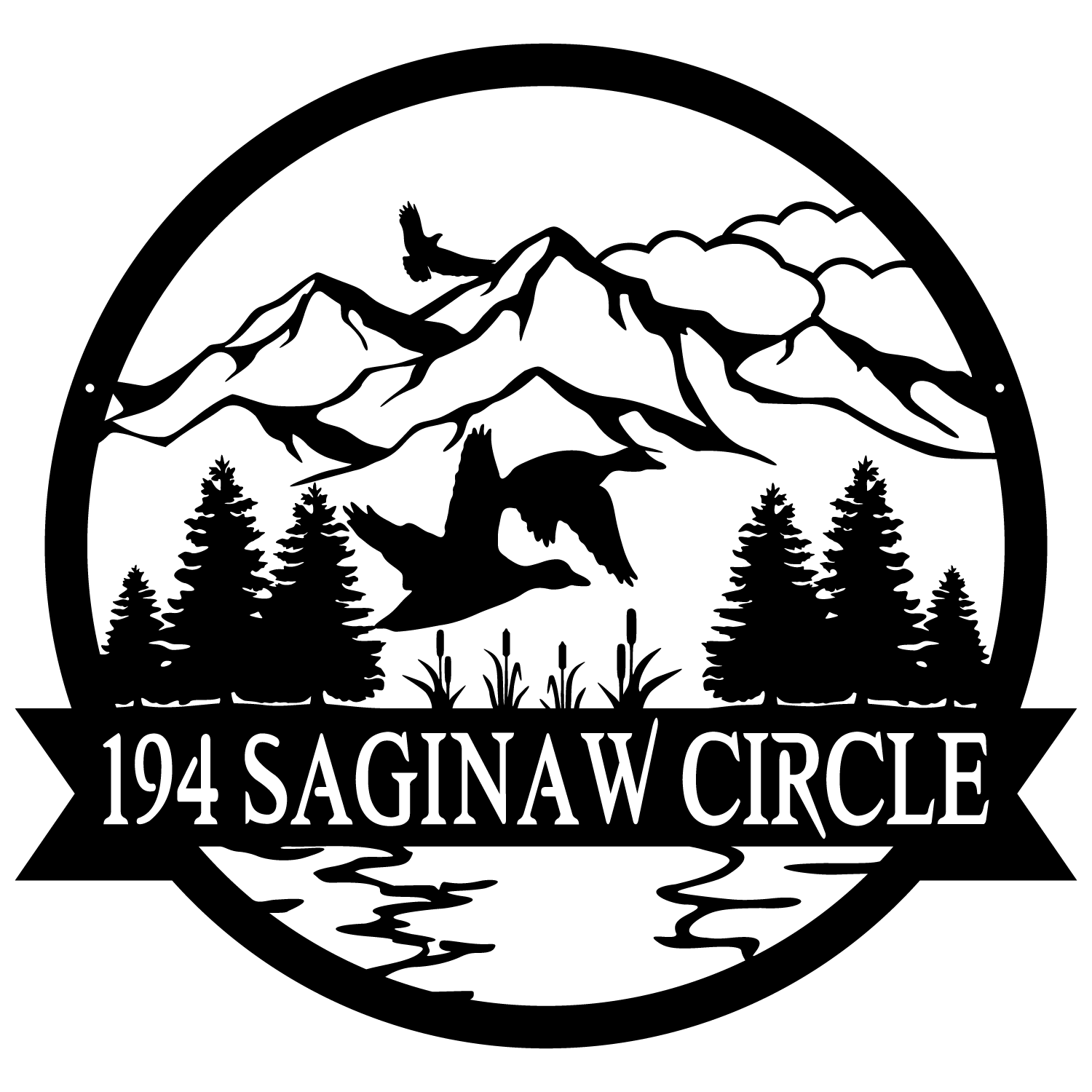 Duck Outdoor Monogram