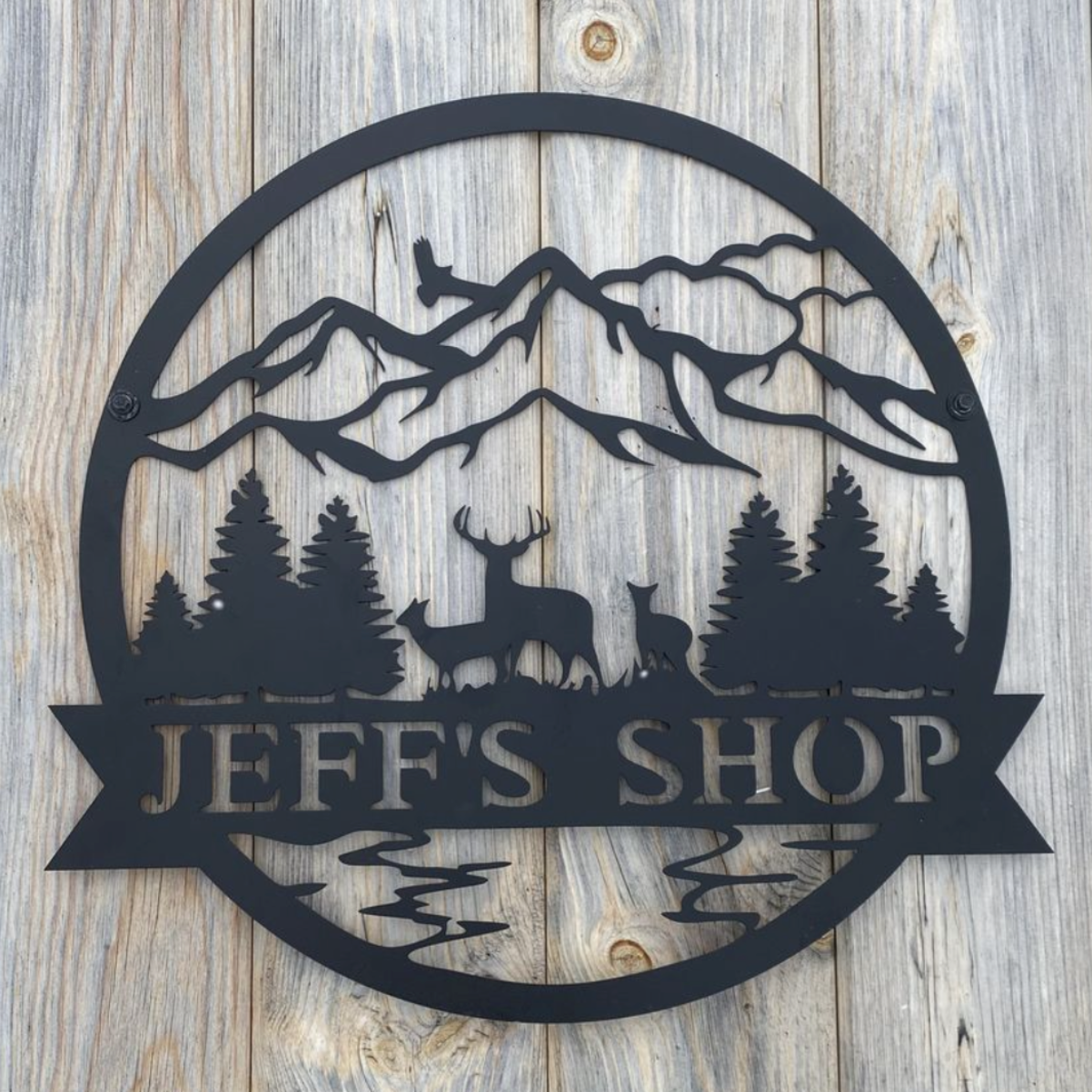 Deer Outdoor Monogram