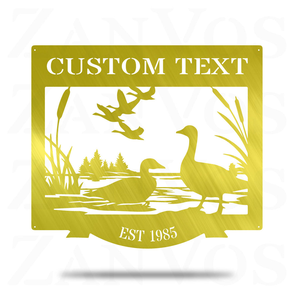 Duck Pond Monogram
