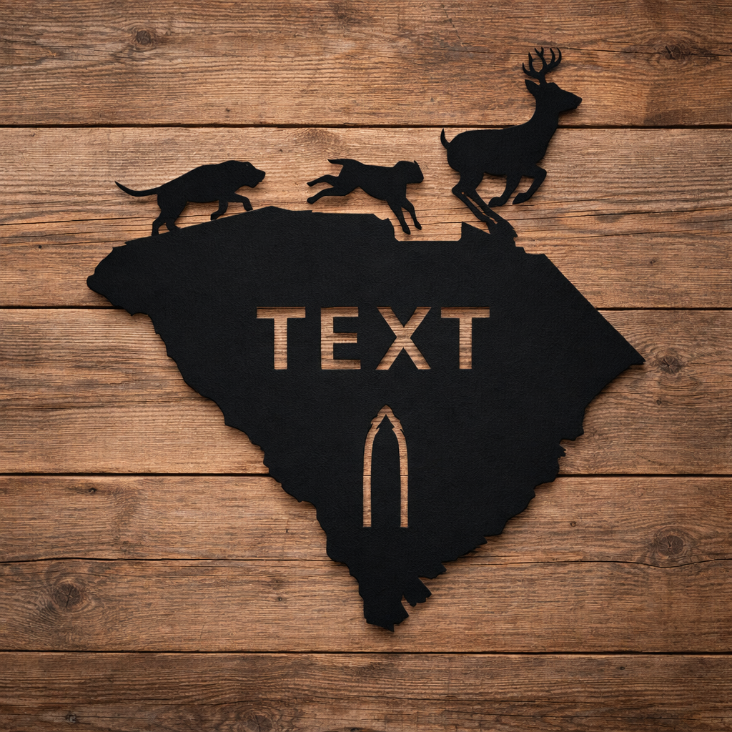 Hounds Running Deer Euro Mount Display