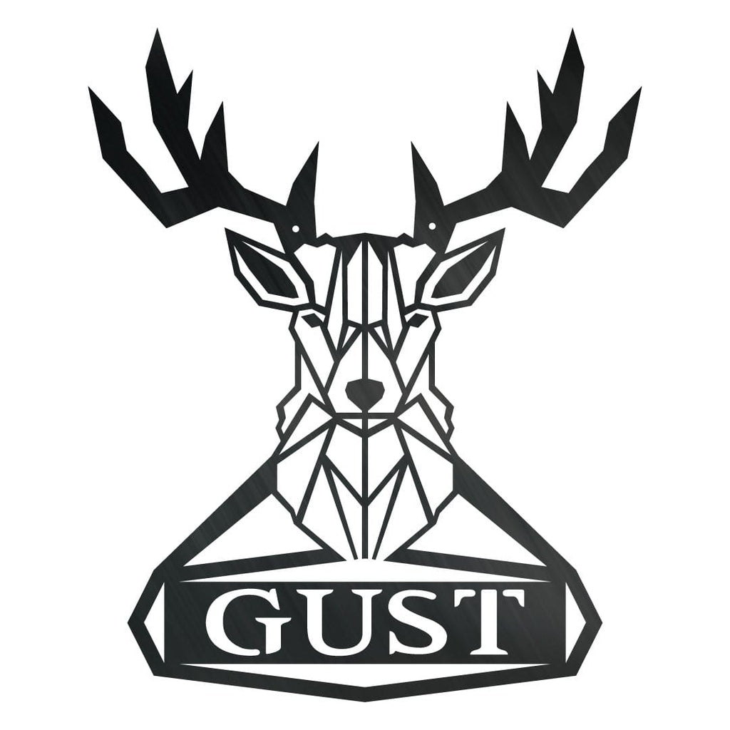 Geometric Deer Monogram