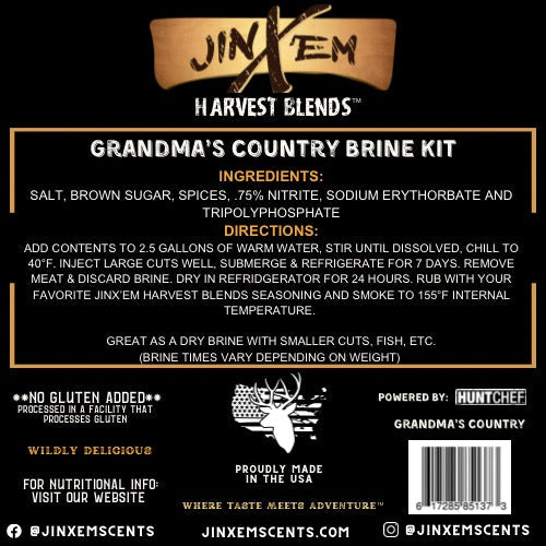 Grandma's Country Brine Kit - Home Cured Ham