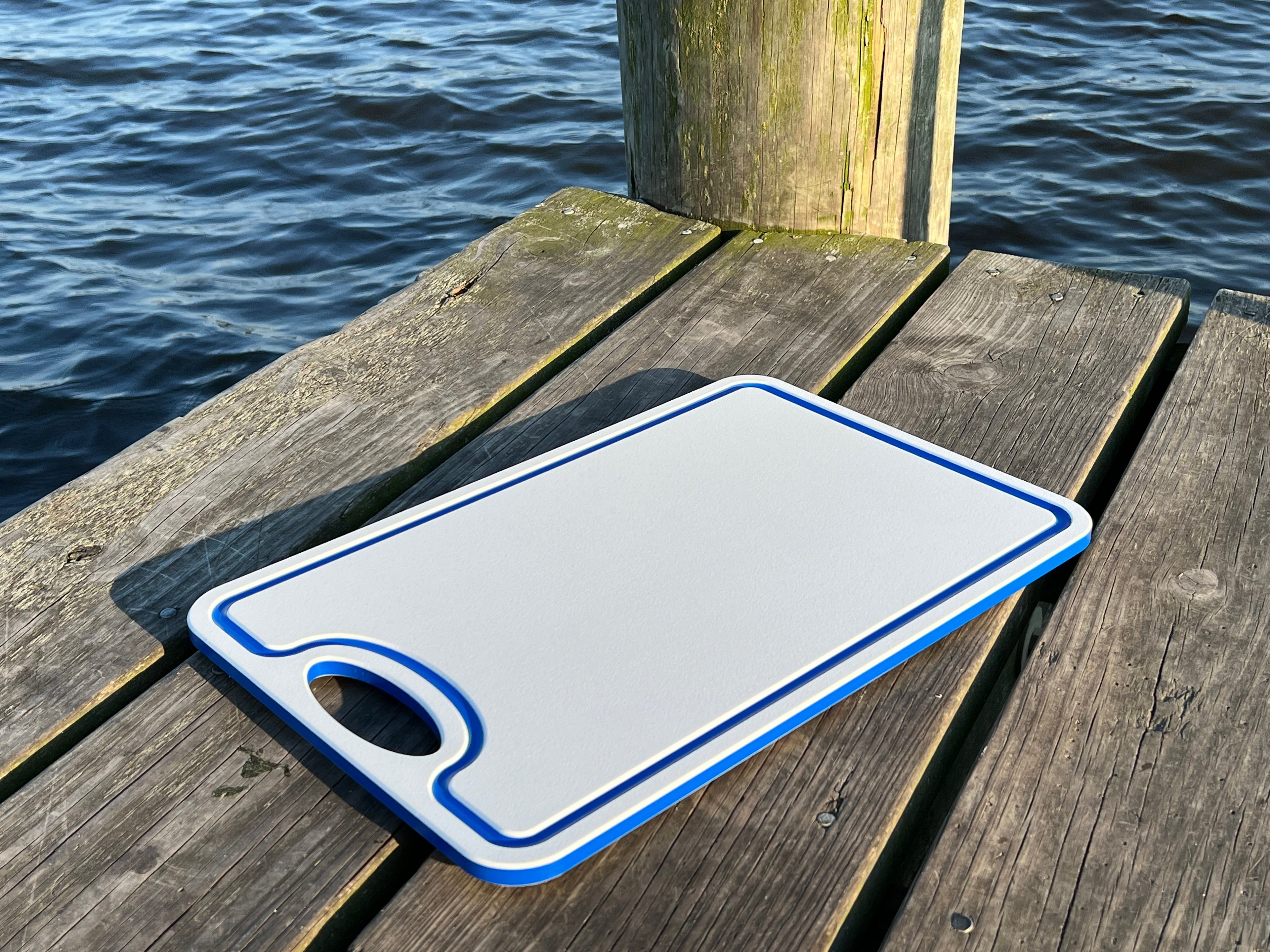 Made in the USA | Premium Cutting Board | Textured 1/2 inch HDPE UV Protected | Non-Skid or Mark Rubber Feet | Great for Boats & any Counter-top