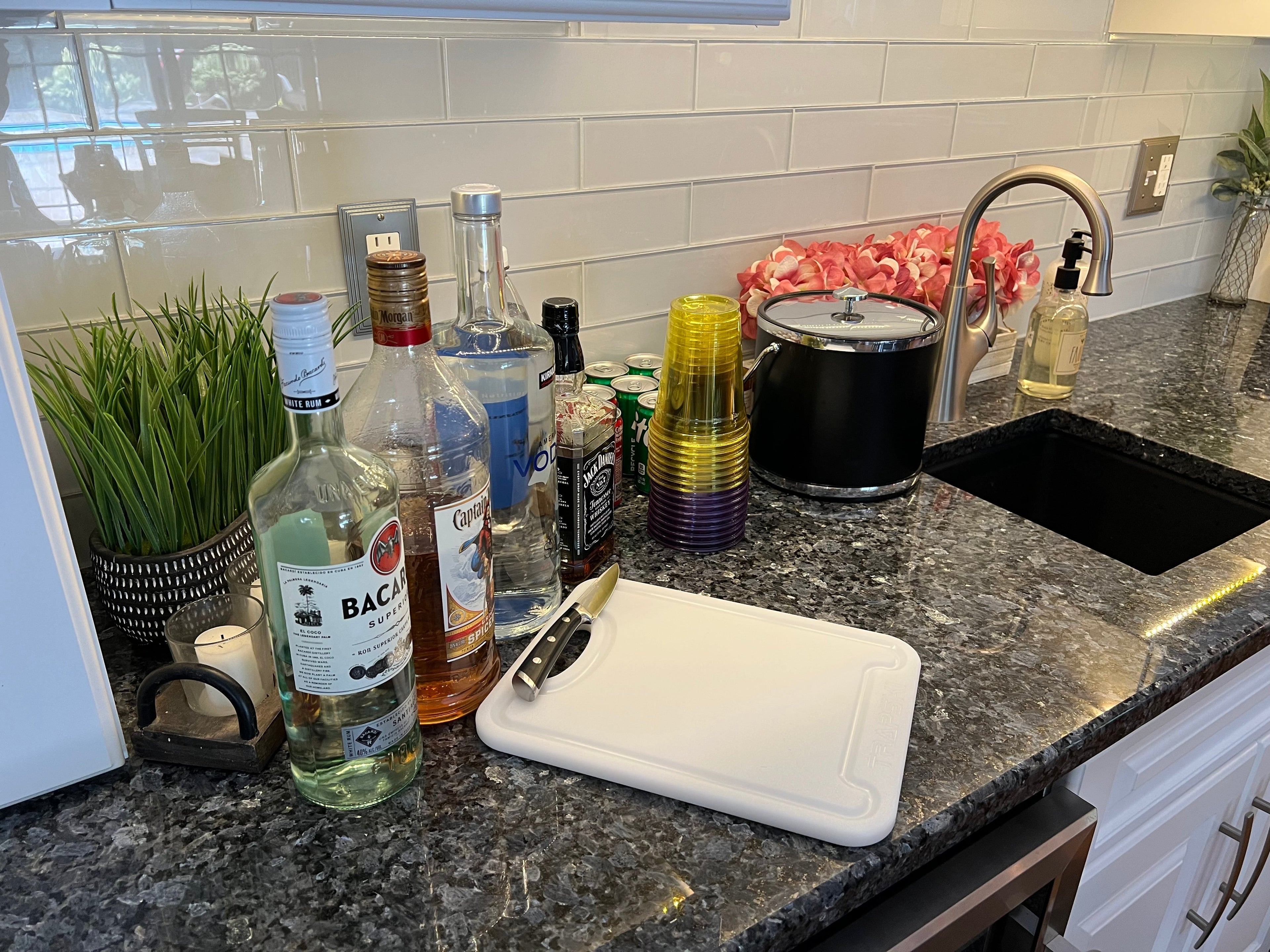 TRAPSKI Premium 1/2 Inch Thick HDPE Cutting Boards | Food-Grade Kitchen Prep Surface | Juice Grooves | Made in the USA