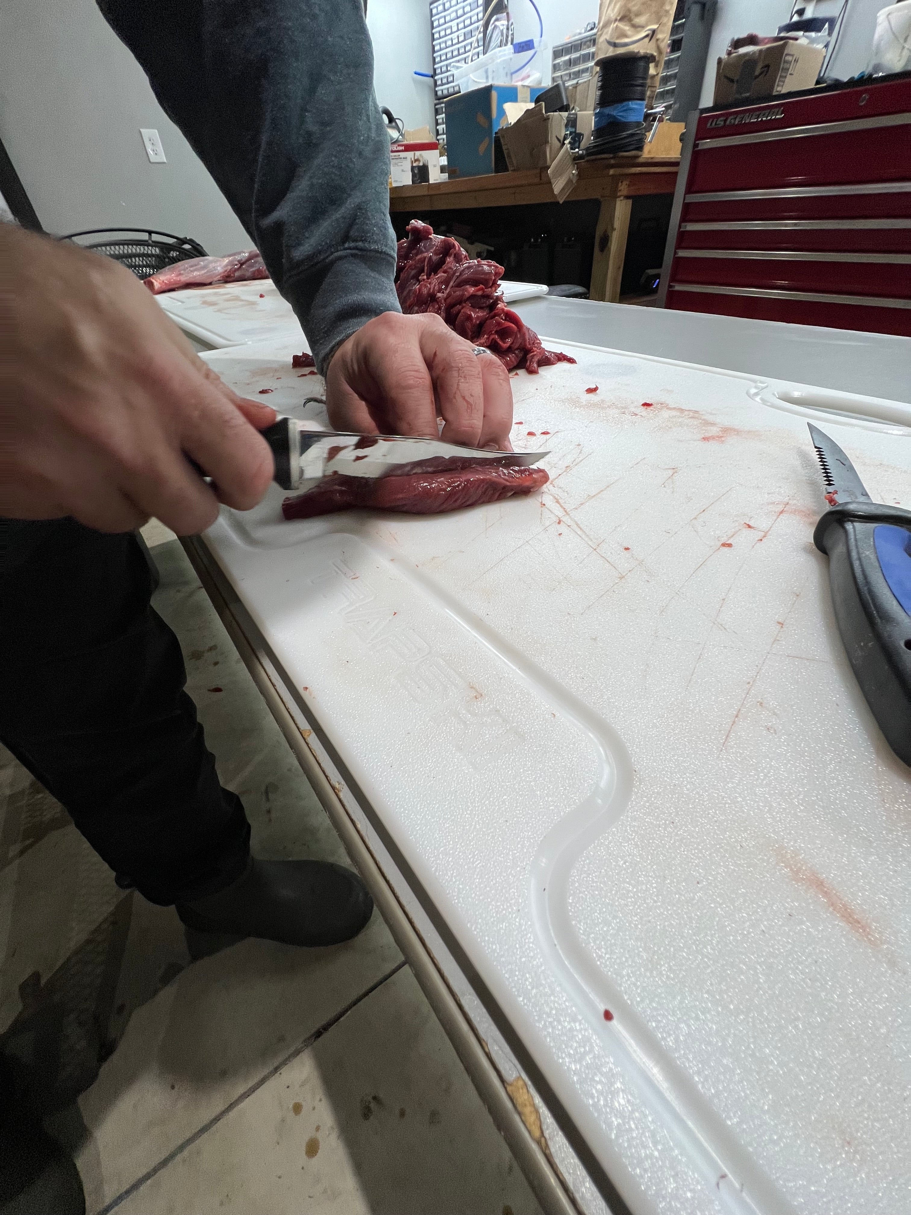 Big Game Cutting Boards HDPE Cutting Boards | 48 x 18 or 24 Inch | Juice Grooves