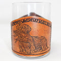 Handcrafted Leather Whiskey Glass Wraps | Mallard Retrieved