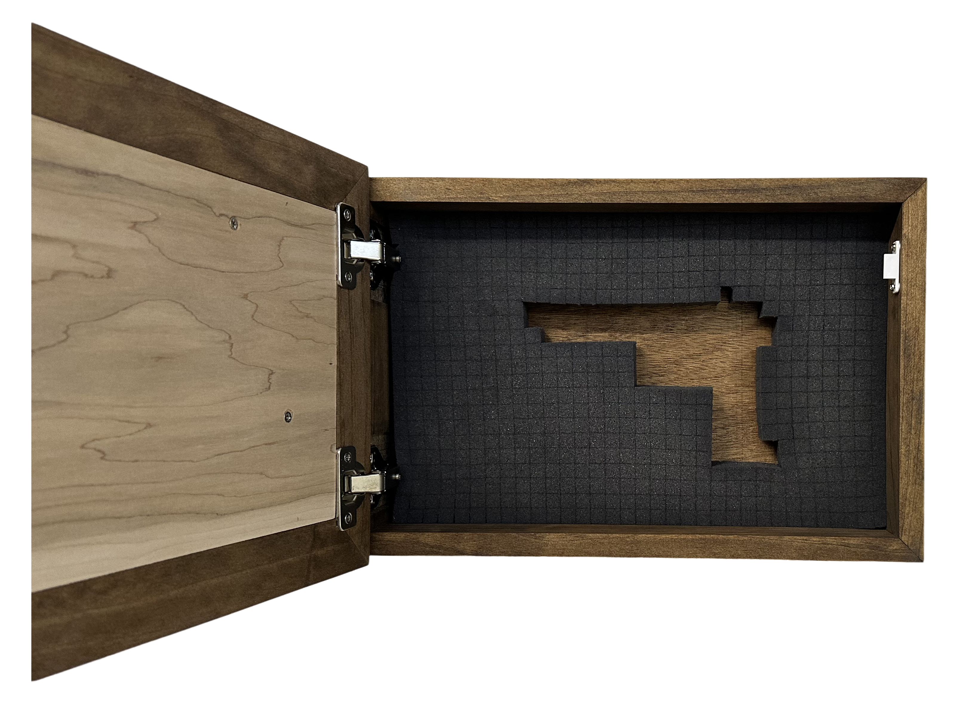 Moose in the Woods Gun Concealment Furniture - Handcrafted Hidden Gun Storage Wall Decor - Hidden Gun Shelf with Magnetic Lock for Quick Access