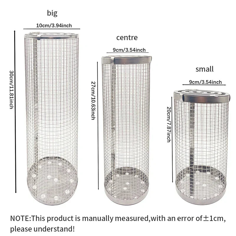 DecorBites™ Grilling Basket: Ultimate BBQ Tool for Fish, Vegetables, and More