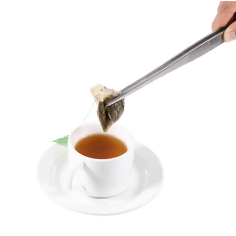 DecorBites™ BBQ Tongs: Stainless Steel Churrasco Cooking Clip for Buffet & Restaurant