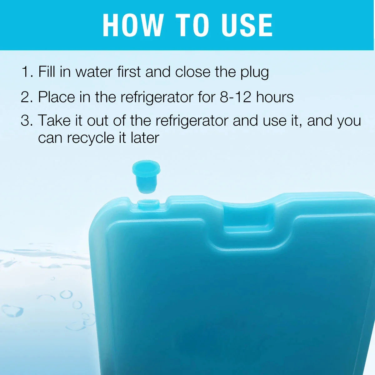 Slim Reusable Ice Packs for Lunch Box – Long-Lasting Freezer Cool Packs for Lunch Bags & Coolers (Set of 4)