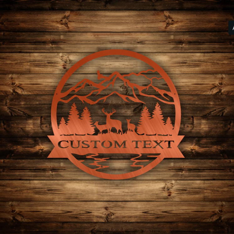 Deer Outdoor Monogram