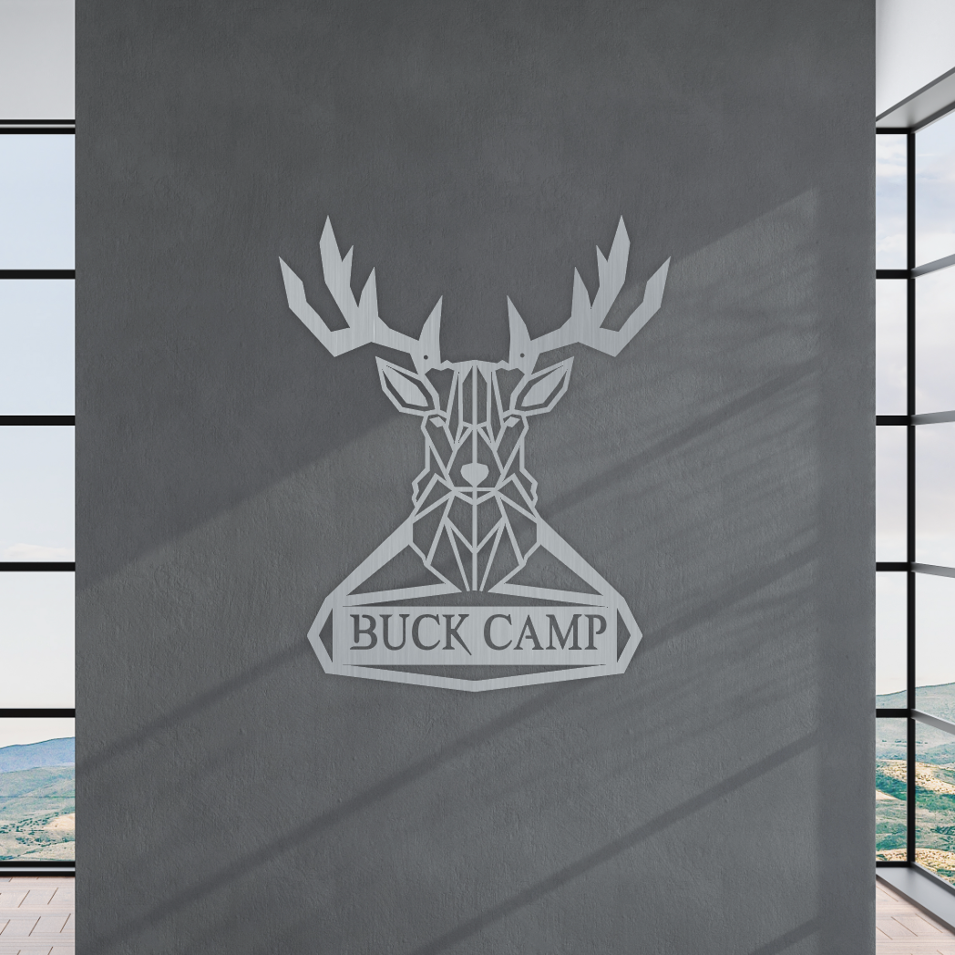 Geometric Deer Monogram