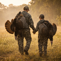 Father & Son Turkey Hunt Canvas Wall Art