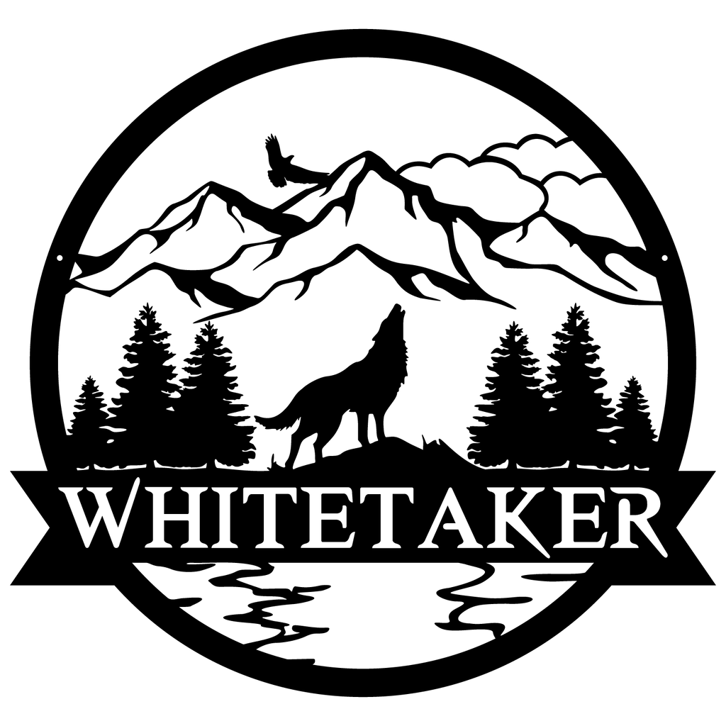 Wolf Outdoor Monogram