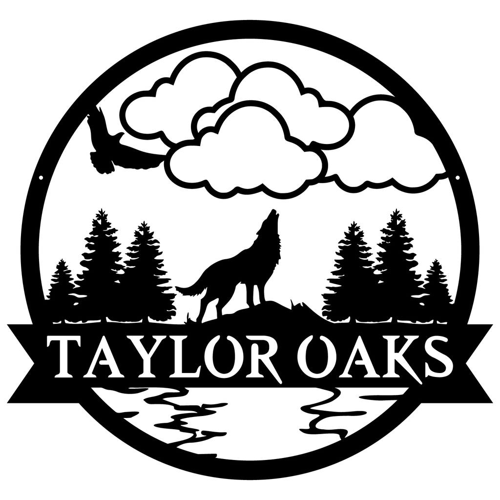 Wolf Outdoor Monogram