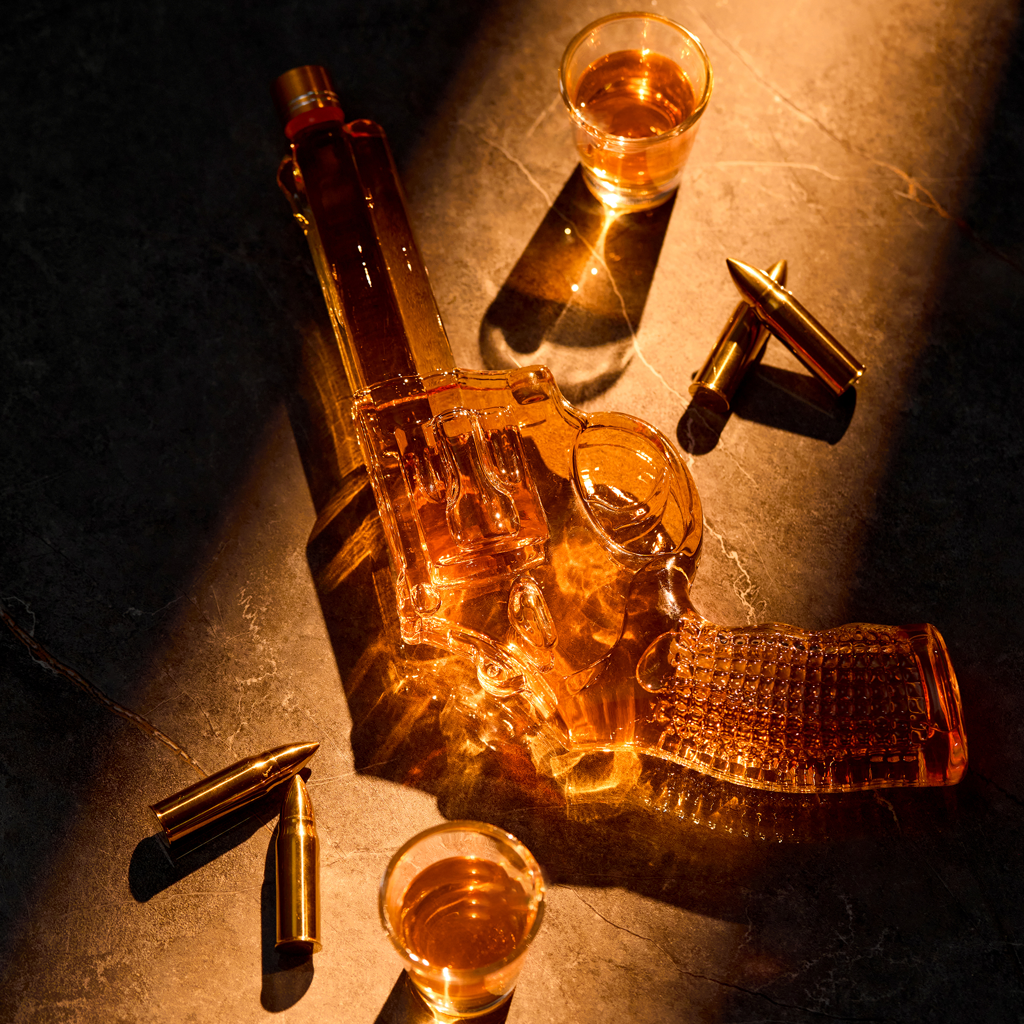 Gun Whiskey Decanter Set