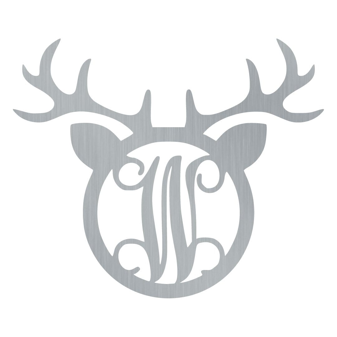 Rain Deer Swirl Monogram