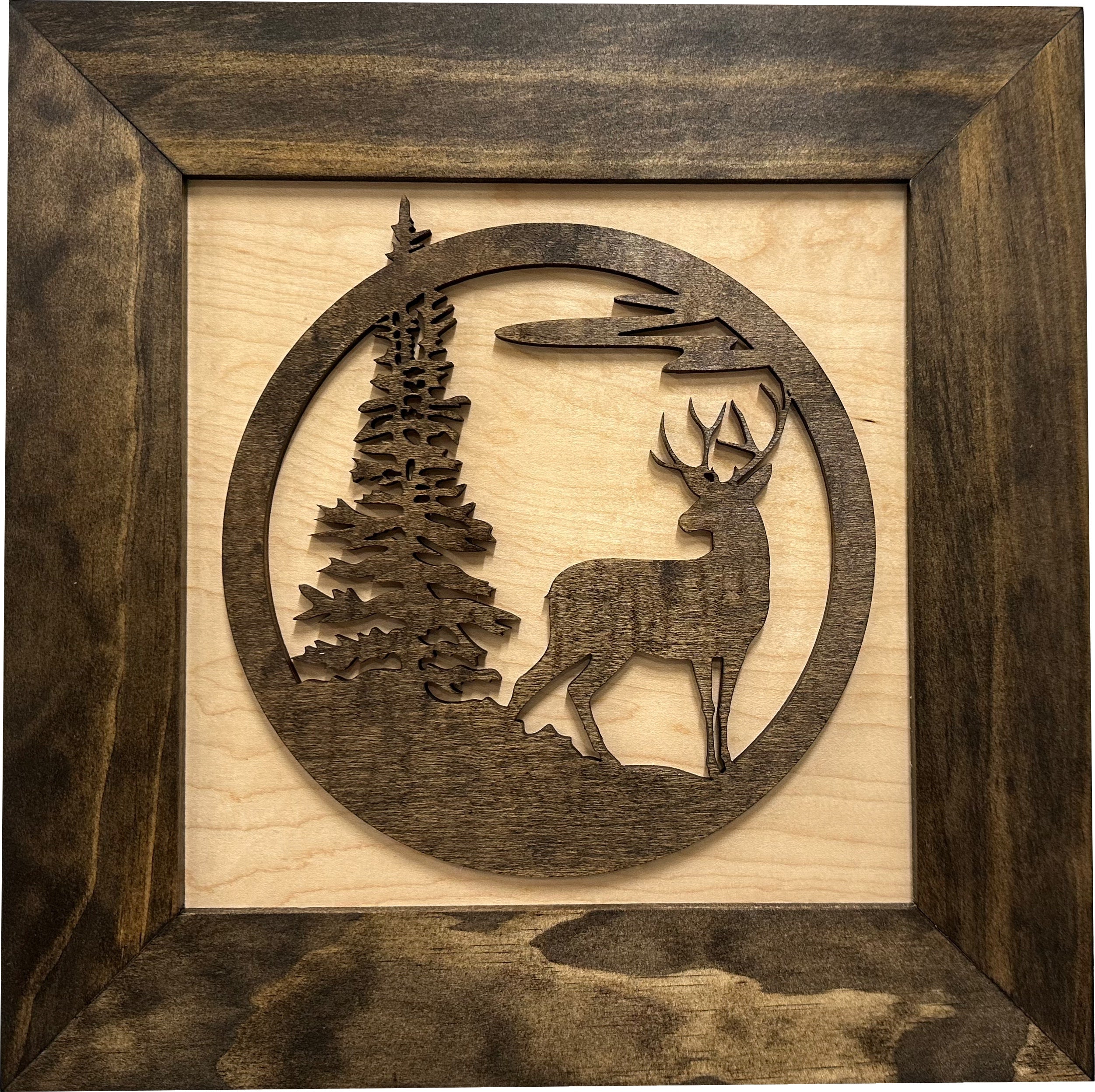 Buck In Nature Gun Safe Shelf - Gun Concealment Furniture - Hidden Gun Safe for Discrete Firearm Storage