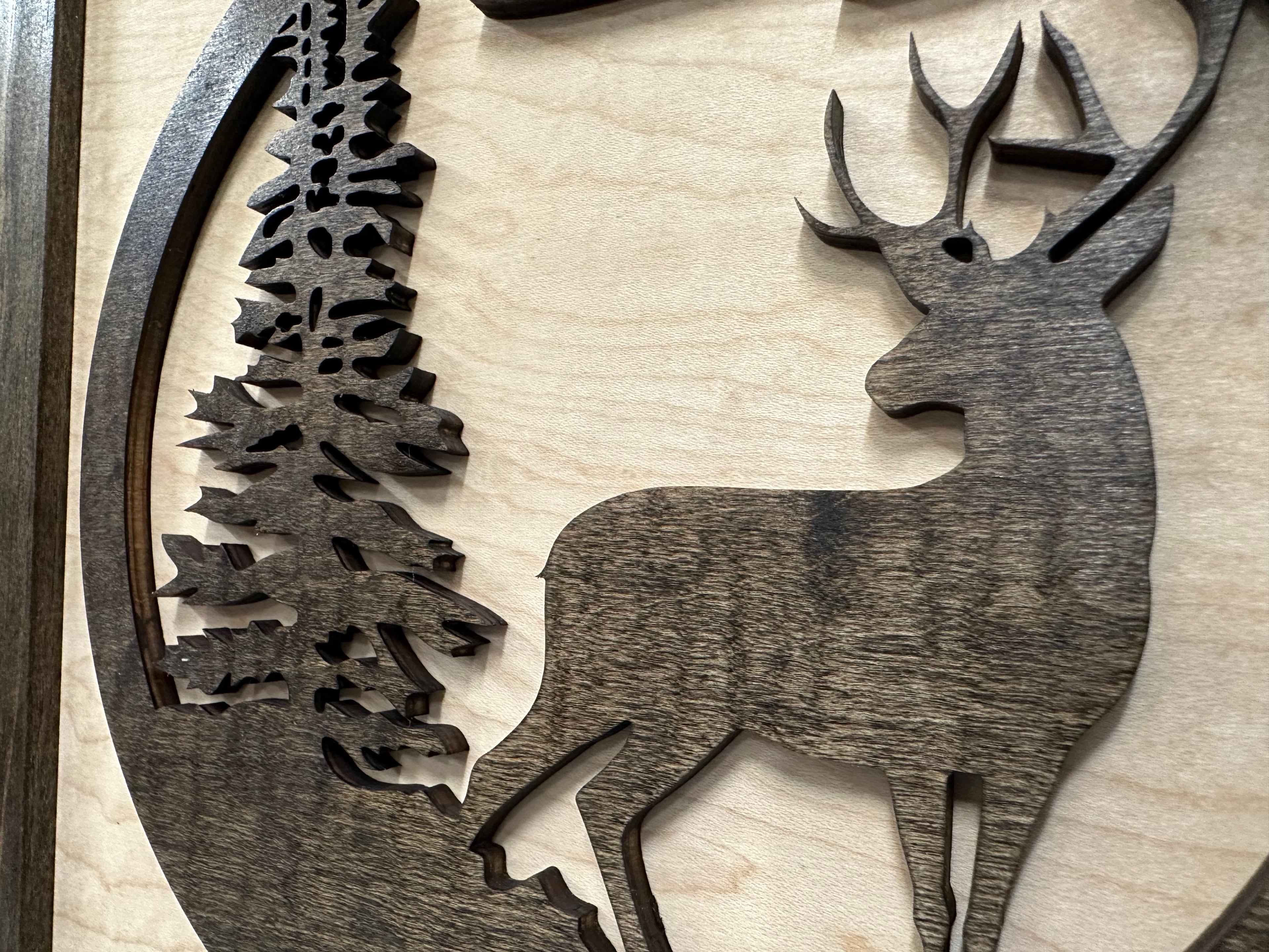 Buck In Nature Gun Safe Shelf - Gun Concealment Furniture - Hidden Gun Safe for Discrete Firearm Storage